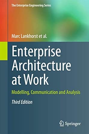 Enterprise Architecture at Work: Modelling, Communication and Analysis 3rd  2013 Edition book cover