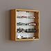 Produktbild VCM Vitrine Sammelvitrine Wandvitrine Wand Schrank Regal Hängeregal Hängevitrine Holz Buche 40x40x10 cm "Mandosa S"