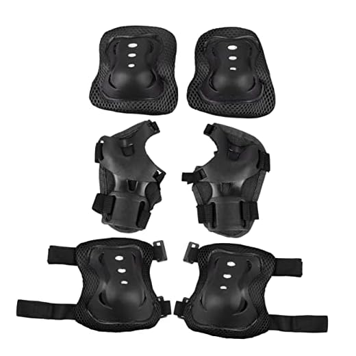 BESPORTBLE 6 Unidades Acessórios De Bicicleta Para Crianças Joelheiras De Patinação Equipamento De Ciclismo Crianças Joelheiras De Skate Esportes Filho Andar De Patins Tapete De Patinação