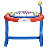 Little Tikes Sing-a-Long Piano Musical Station Keyboard with Working Microphone for Kids Ages 3-5 Years Old
