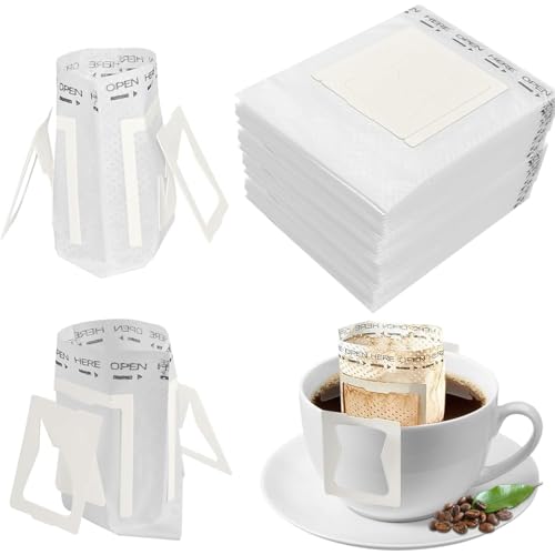 100 Pcs Premium Hanging Ear Coffee Bags