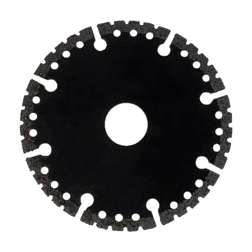 Brazed Circular Cutting Disc, 100/115/125/150/180/230mm Diamond Saw Blade for Steel Metal Stone Cast Iron Rebar Aluminum 1pc(125mmx22.23mmx9)