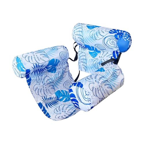 Sillón de piscina flotante - Flotador de verano para tomar el sol | Flotador de piscina inflable para adultos - Para broncearse, relajarse, tomar el sol, verano, vacaciones, viajes y fiestas para