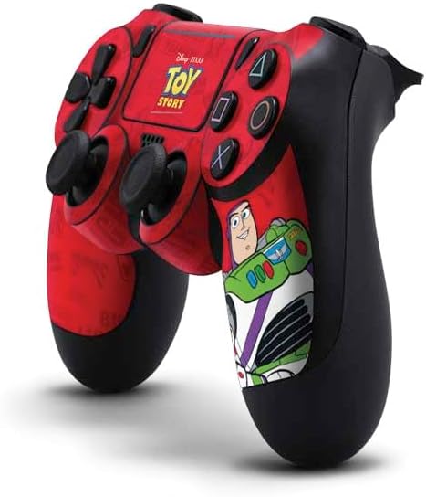 Vista 26 de Skinit Calcomanía para juegos compatible con PS4 Pro/Slim Controller, diseño oficial de Disney Toy Story Alien Collage