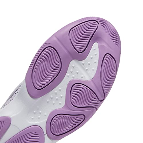 Jordan Boy's Max Aura 4 (Big Kid) White/Rush Fuchsia/Barely Grape 4.5 Big Kid M4