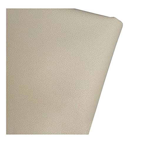 Imitation cuir tissu texturé crème haut de gamme pour sellerie 3m