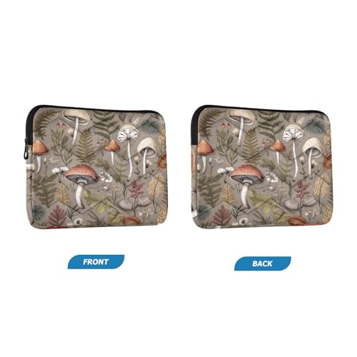 Funda para portátil 13-14 pulgadas marrón champiñón impermeable miniatura 2