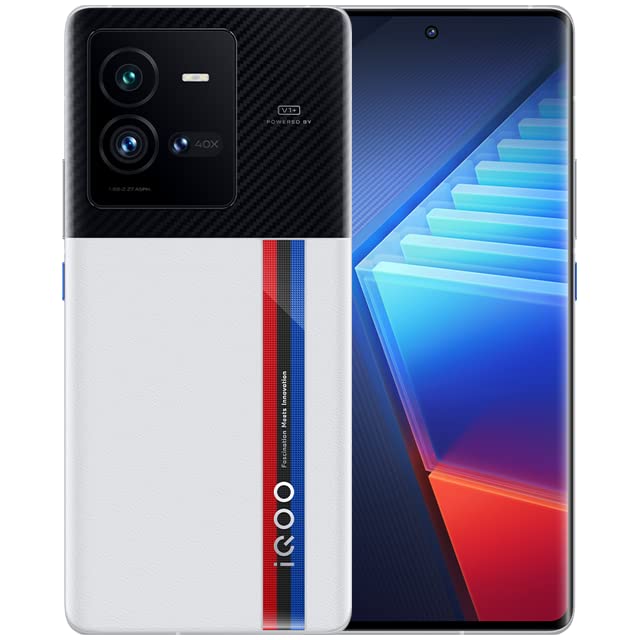 Original iQOO 10 Pro 5G Mobile Phone 12G+512GB Snapdragon8+ Gen1 6.78' in 120Hz 2K E5 AMOLED Screen 200W Super Charger 50MP Global ROM 4700mAh NFC Cellphone by-（Real Star Technology） (White（12+512）)
