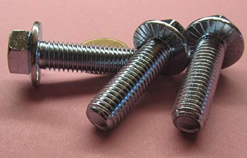 Class 8.8 Steel Zinc Serrated Flange Hex Bolts FT M12 x 1.75 mm x 40 mm Long 20 pcs