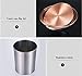 Built-in Countertop Kitchen Trash Cans Trash Bin Waste Chute - Stainless Steel Balance Swing Flap Lid - Round Recessed Garbage Can,Bronze
