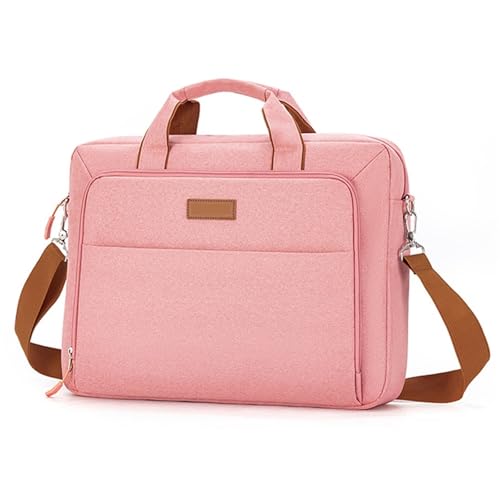 Sac d'ordinateur portable en nylon imperméable avec fermeture zippée et poignée renforcée