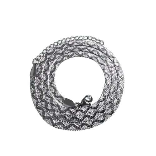 Image of THE MEN THING Chain for Men, Luxury Pure Titanium Steel Chain | Silver Stainless Steel Chain | Necklace Jewellery for Men & Boys