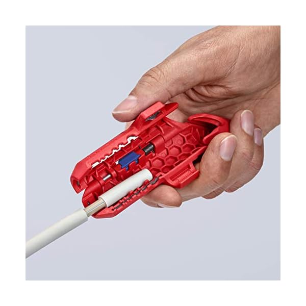 Knipex ErgoStrip (135 mm) 16 95 01 SB (Produkt auf SB-Karte/im Blister) & Electronic Super Knips (125 mm) 78 61 125 – Bild 12