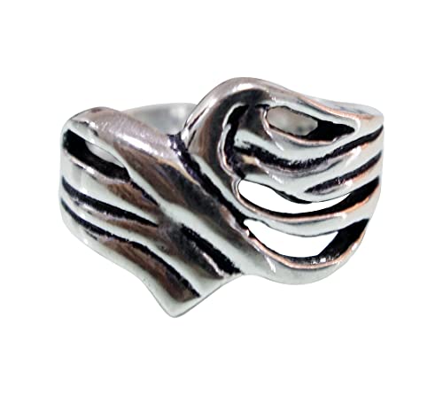 Bague en argent sterling 925 de createur pour hommes et femmes style quotidien