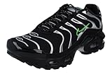 Nike Zapatillas Air Max Plus TN GS Black-MTLC Silver-Green Strike, Noir, 36 EU