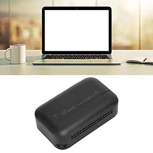 Image of Mobile WiFi Hotspot, 4G Portable WiFi Router, Lightweight and Thin Design Supported for Win 7 /8 /10 for Linux with SIM Card Slot for Cell Phones, Laptops, Desktops and Tablets