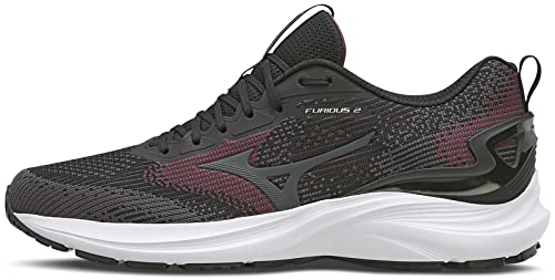 Tênis Mizuno FURIOUS 2 masculino, PRETO/BORDO, 41