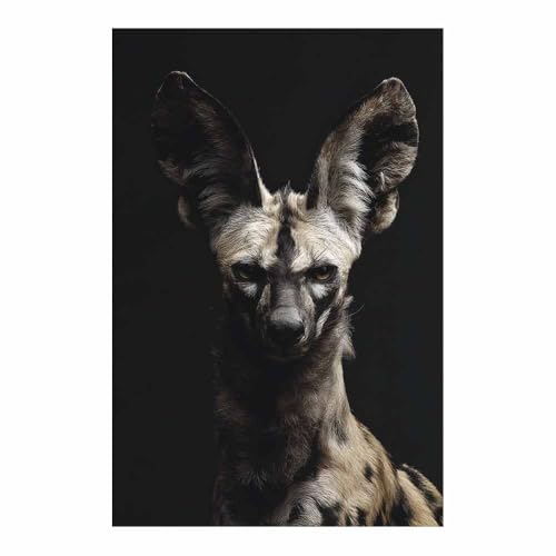 Design portrait animal en toile moderne décoration murale pour sublimer le salon ou le bureau