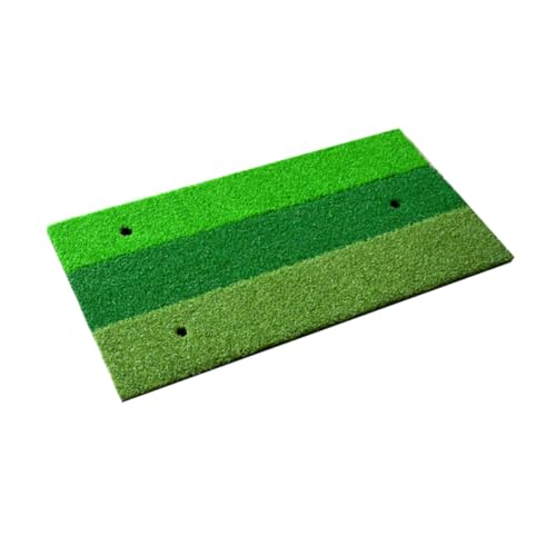 KICHOUSE Portable Golf Hitting Mat Practice Mat 30x60cm Realistic Grass Surface for Training