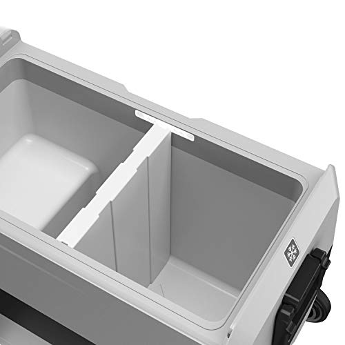 Alpicool T60 Dual Temperature Control Portable Refrigerator 63 Quart Compact Fridge Mini Freezer -12/24V DC