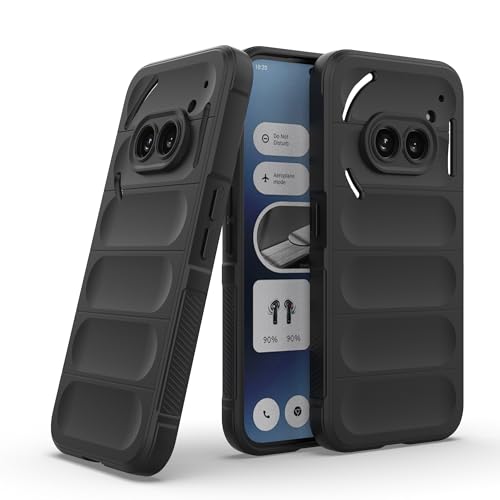 Casodon Liquid Silicon Back Cover Case for Nothing Phone 2A Plus, Shockproof Military Grade Protection, Micro-Fibre Inner Side Built-in Anti-Slip Grip Nothing 2A+ Back Cover [TPU|Black] (B0DBVN6ZGJ) Amazon Price History, Amazon Price Tracker