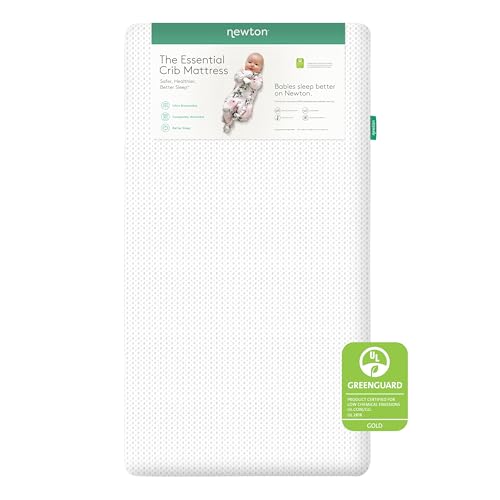Image of Newton Baby Essential Crib Mattress – Breathable, Washable Infant & Toddler Mattress with Firm Support, All-Stages, Infant to Toddler, GREENGUARD Gold Certified - White