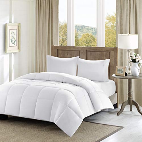 Madison Park Winfield 300 Thread Count Luxury Down Alternative Comforter, King/California King, White