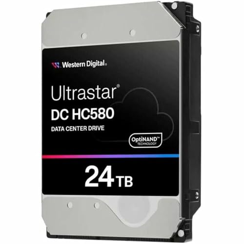 Image of Xtra Lyf W.D. Ultrastar DC HC580 WUH722424ALE6L4 - Hard Drive - 24 TB - Internal - 3.5 inch (8.9 Cm) - SATA 6Gb /S - 7200 RPM - Buffer: 512 MB