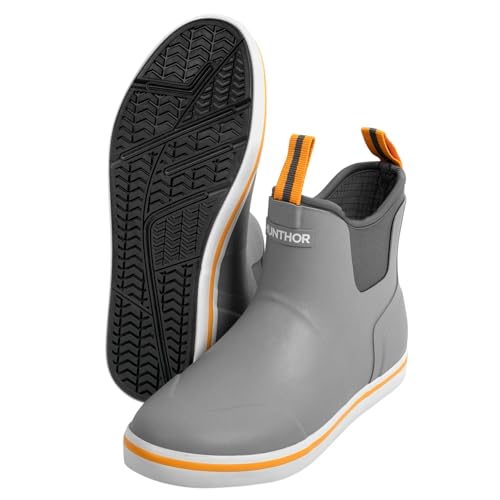 Mens-Fishing-Boots-Waterproof-Deck-Boots-Anti-Slip-Rubber-3mm-Breathable-Neoprene-Rain-boots-Ideal-for-Fishing-and-Outdoor-Activities