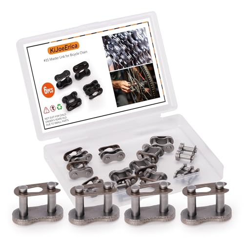 #35 Bike Chain Link Connector, 6pcs Chain Master Link Roller,