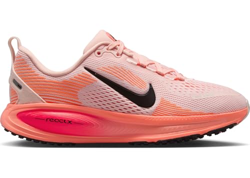 Nike Vomero 18 Big Kids' Road Running Shoes (Echo Pink/Bright Crimson/Crimson Bliss/Black)