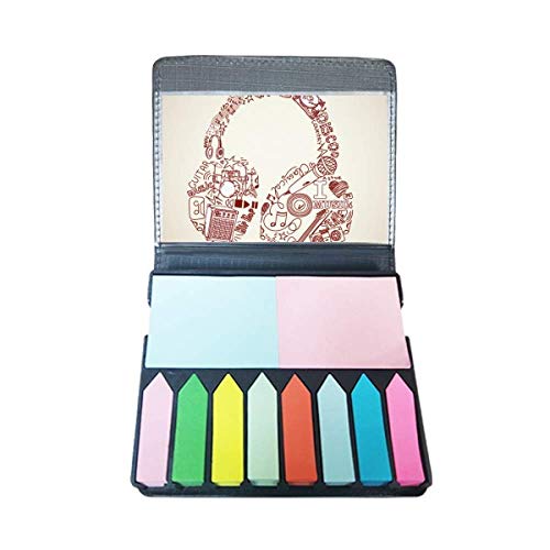 Kit marque-page illustration musique avec motif casque audio DIY