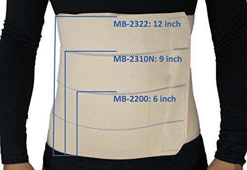 Faja abdominal elástica ObboMed MB-2310NXXL 3 paneles XXL miniatura 4