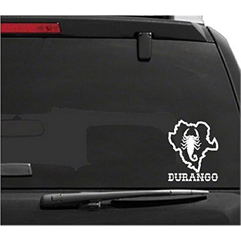 Jeyfel Decals: Alacran Durango Mapa México Vinyl Decal Sticker. Car, Window, Wall...Alacran Durango Mapa México (10" H x 8" W) Cover