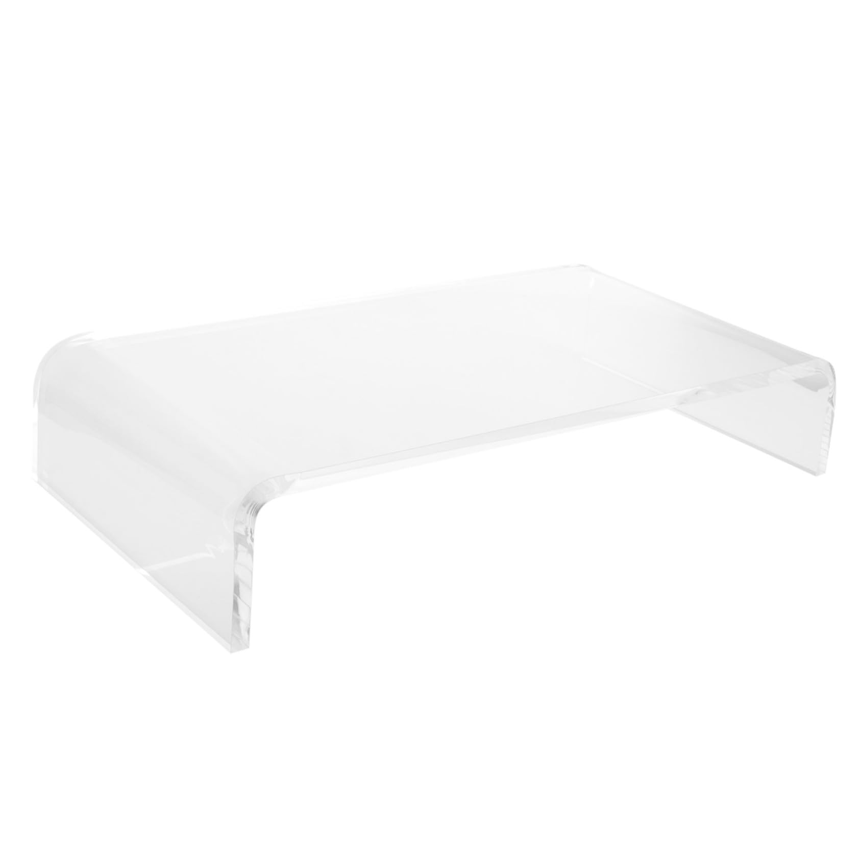 Copertura per Tastiera in Acrilico Trasparente Anti-Gatto Rimovibile Supporto Elevatore Salvaspazio per Protezione e Organizzazione Desktop