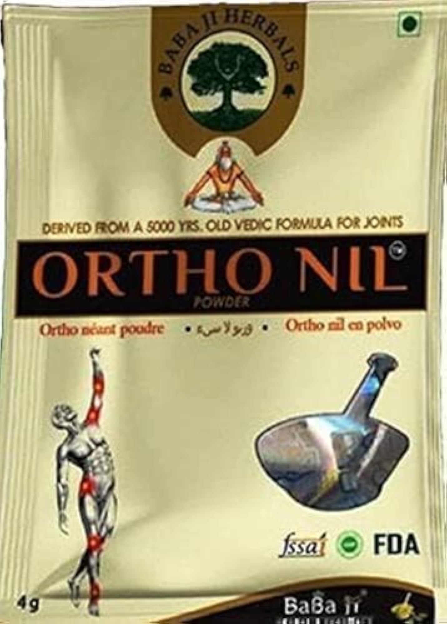 Ortho Nil Powder for Joint Pain, 98 Pouch