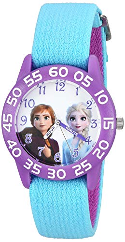 Reloj de cuarzo Frozen 2 Disney correa nailon azul modelo WDS000789 unitalla
