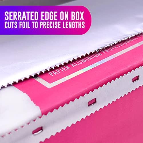 Colortrak Professional Highlighting Foil Roll, Integrated Blade On Box For Precision Length Cuts, Economical Roll Eliminates Waste, Silver, Roll Measures 5 Inches X 1350 Feet #TOP5