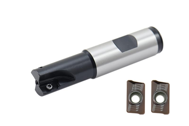 Image of Shars CNC 3 /4 inch 90 Degree Indexable End Mill + 2 PCS APKT 11T308 Carbide Inserts 404-2407+404-6540(2) New [6