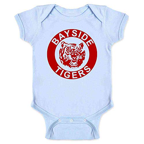 Bayside Tigers 90s Retro Halloween Costume Light Blue 18M Infant Baby Boy Girl Bodysuit