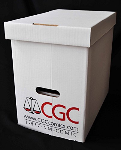 CGC/PGX Graded Magazine Storage Box - Official Authorized - Measures 15-1/4" x 9-7/8" x 14" - Case of 5 Boxes!