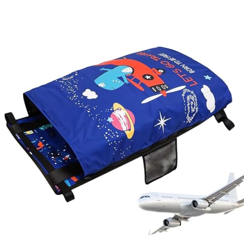 Generisch Cama de avión para niños, extensión de asiento de avión para niños pequeños, hamaca de viaje portátil para bebés, niñas, al aire libre, vuelo, vacaciones, dormir, camping, vacaciones en la