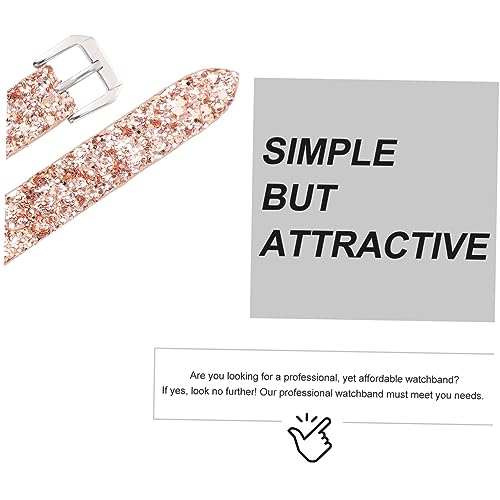 1pc Sequined Watch Wristband for Stylish Replacement Strap Comfortable and Easy to Install Luxurious Design for Occasions2