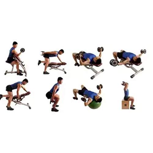 Dumbbells Mannen Plastic Dumbbell Thuis Gewichtheffen Muscle Training Fitnessapparatuur Afneembare 20KG Halterset - Afbeelding 3