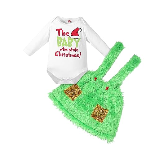 Image of MIEKISA Baby Boys and Girls Christmas Romper Clothing Sets Infant Play Wear