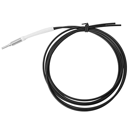 PR 610 I Cable de sensor de fibra óptica digital reflectante difuso - Sensor de fibra óptica con sonda M6 para detección industrial - Cable resistente al agua y a altas