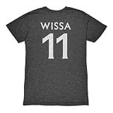 Brentford FC Yoane Wissa Vintage Triblend Tshirt - Black (US, Alpha, Medium, Regular, Regular, Black)