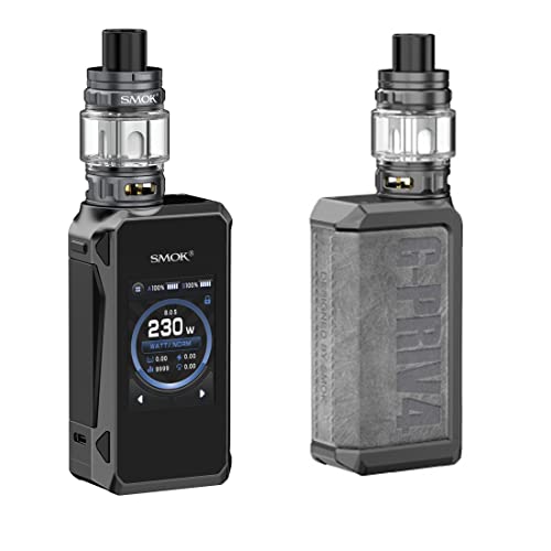 SMOK G-PRIV 4 Kit |230W G Priv 4 Mod With Full-color Touch screen Mod and 6.5 ml TFV 18 Mini Tank V18 Mini Coils V9 Mesh Coil No Nicotine