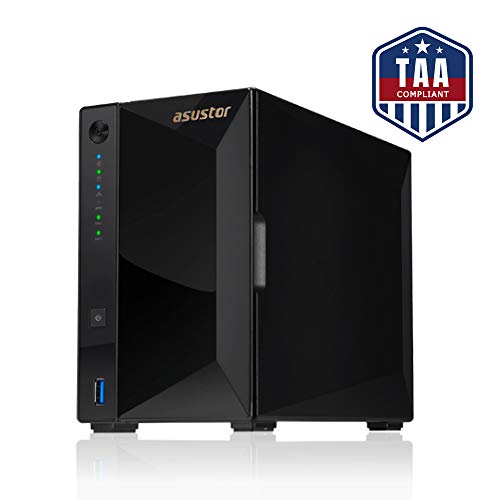 Asustentor AS4002T | Personal Cloud | 1,6 GHz Dual-Core, 2GB RAM DDR4, 10GbE Port | NAS de armazenam