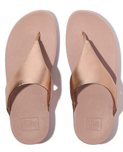 Image of FitFlop Womens Lulu Leather Toe Post Sandals